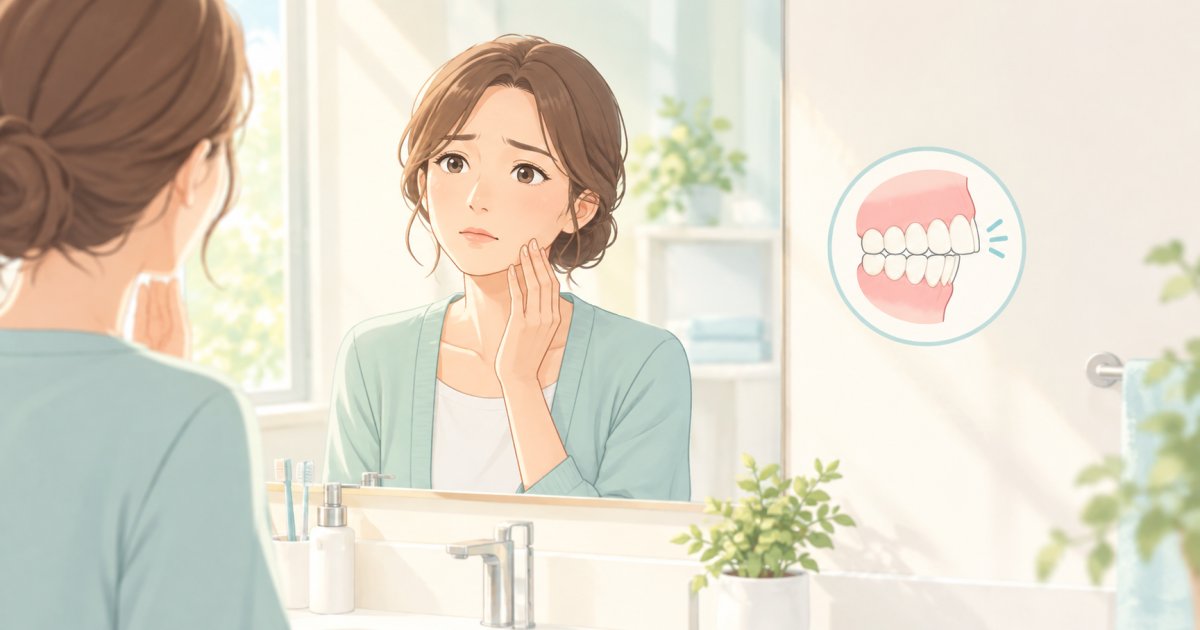 顎のだるさや前歯の変化は過蓋咬合のサイン?放置リスクを解説